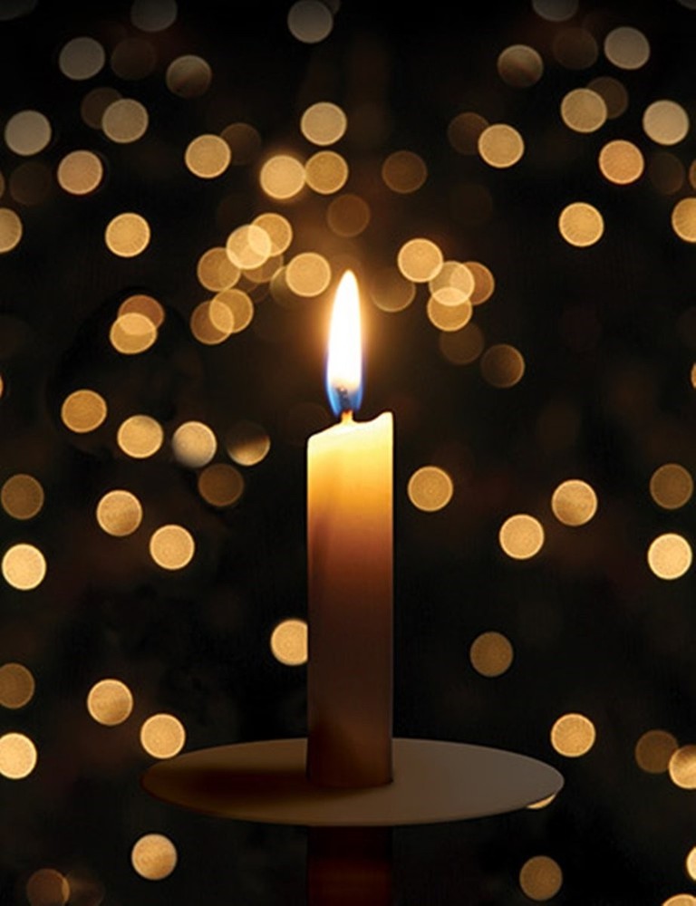 Church Service Ceremony Vigil Devotional Unscented 1/2 x 1/2" x 4 1/4", White