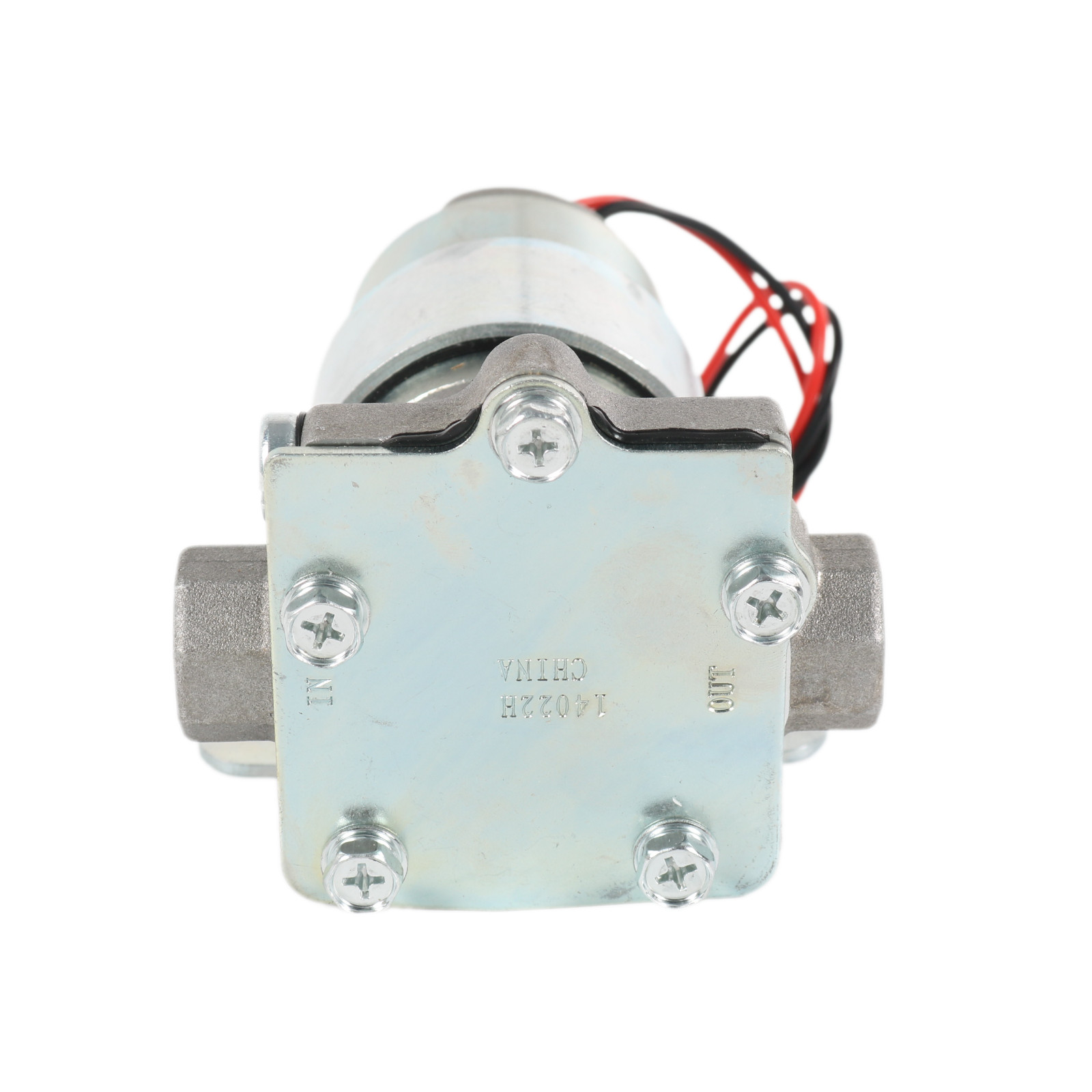 Electric Fuel Pump 97 GPH 7 PSI Universal Red For Holley Demon Carburetor Chrome