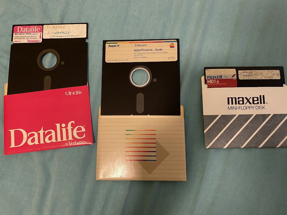 Old 5.25 Inch Floppy disks | 3 per order