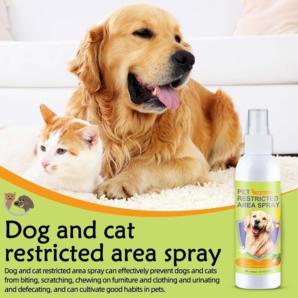 4 oz Cat & Dog Deterrent Spray - Effective Solution for Chewing & Peeing Issues