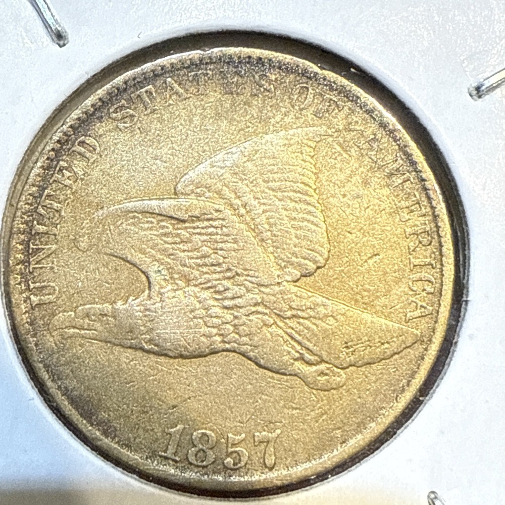 1857 Flying Eagle Cent Sharp Details Very Nice