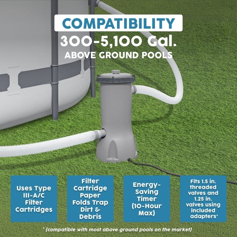 Bestway 1500 Gallon Per Hour Filter Pump