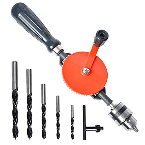 Hand Drill Akamino Powerful and Speedy Manual Hand Drill with Anti Slip Handle