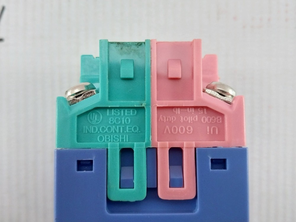 Obishi 600V selector switch B600 Pilot Duty