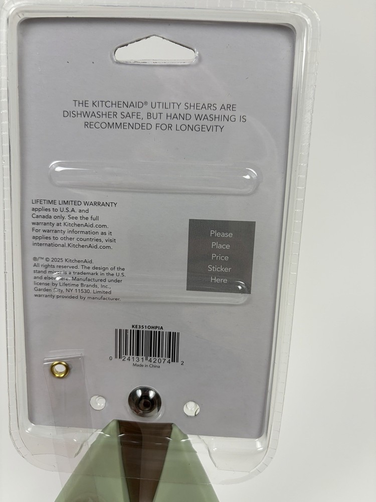 KitchenAid Kitchen Utility Shears / Scissors — Pistachio — New