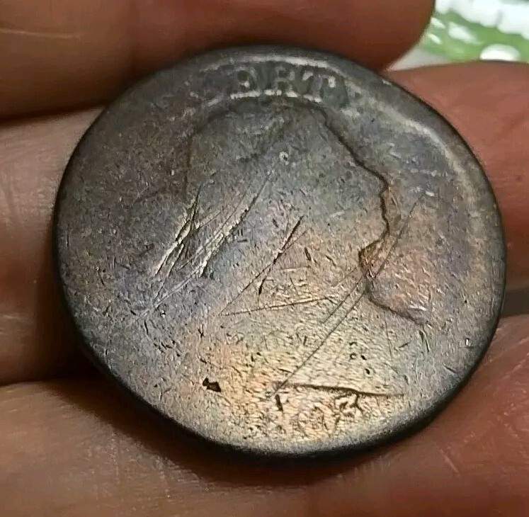 1803 U.S. Liberty Draped Bust Large One Cent Coin Circulated