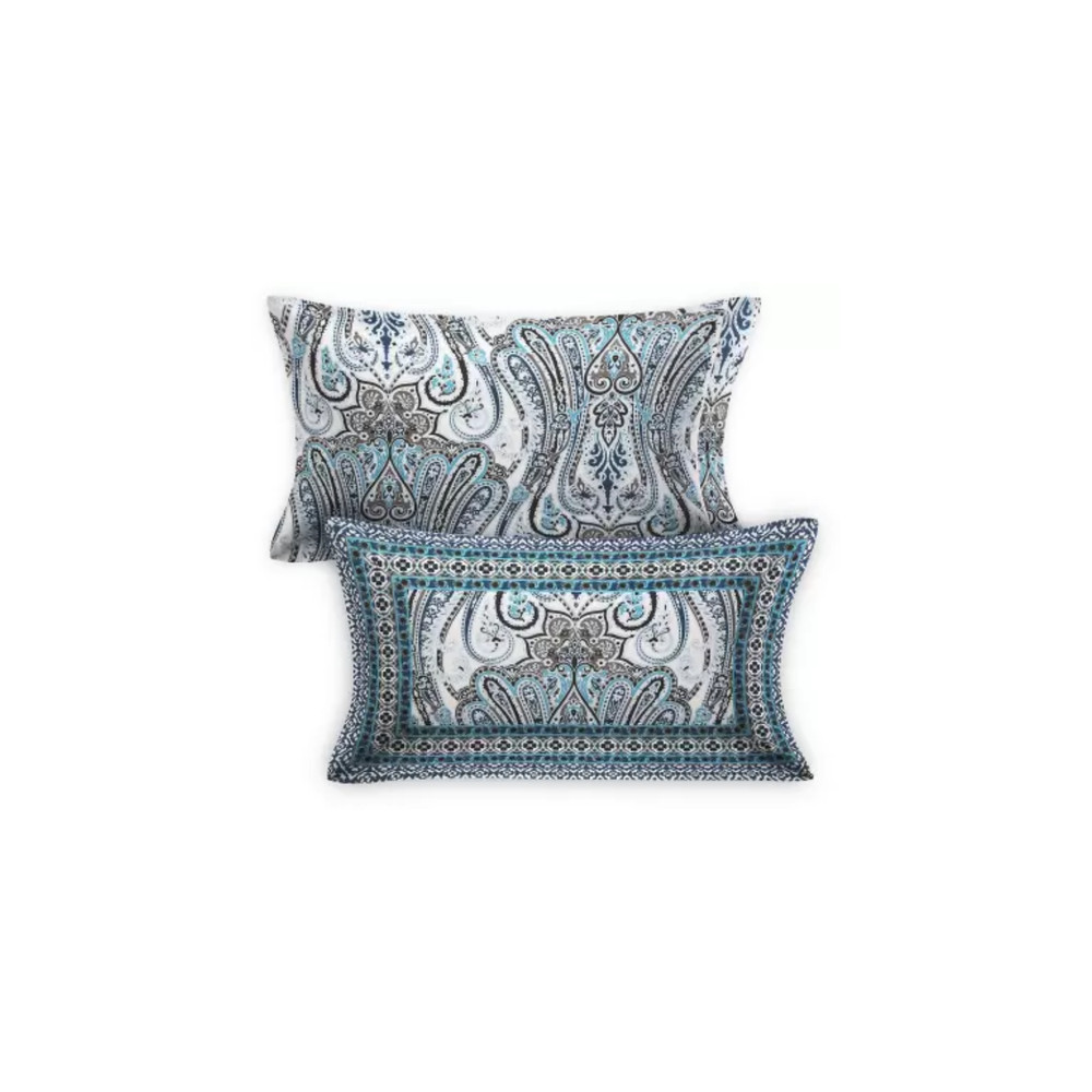 Cotton 3 Pc Bedding Set | Sequence Print | 1 Bedsheet | 2 Pillow Cover