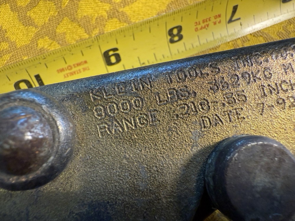 Qty 2 - Klein Tools 1684 High Strength Cable Puller Chicago