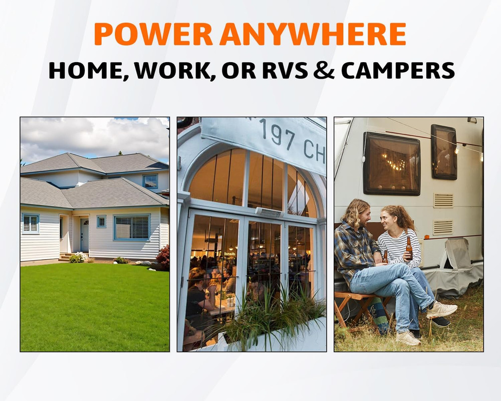 Window Screen Pass through Attachment - Bring inside Power Outside, for 1/10"-1/