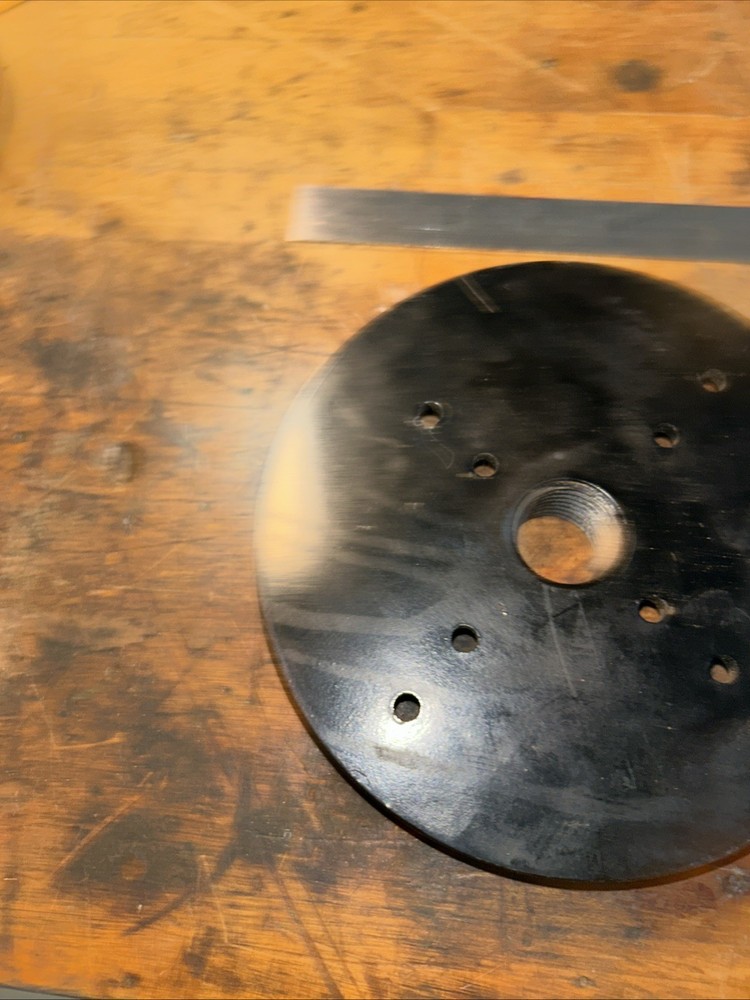 6 In Faceplate With 1 X8 Tpispindle Thread NOS