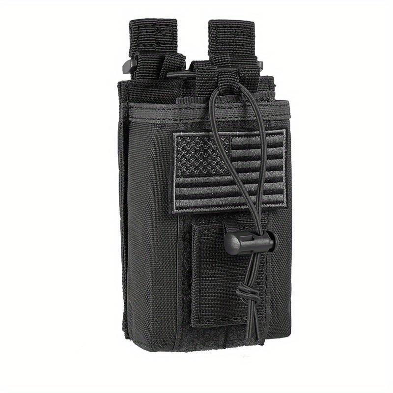 Tactical MOLLE Pouch for Two-Way Radio Adjustable Storage Bag