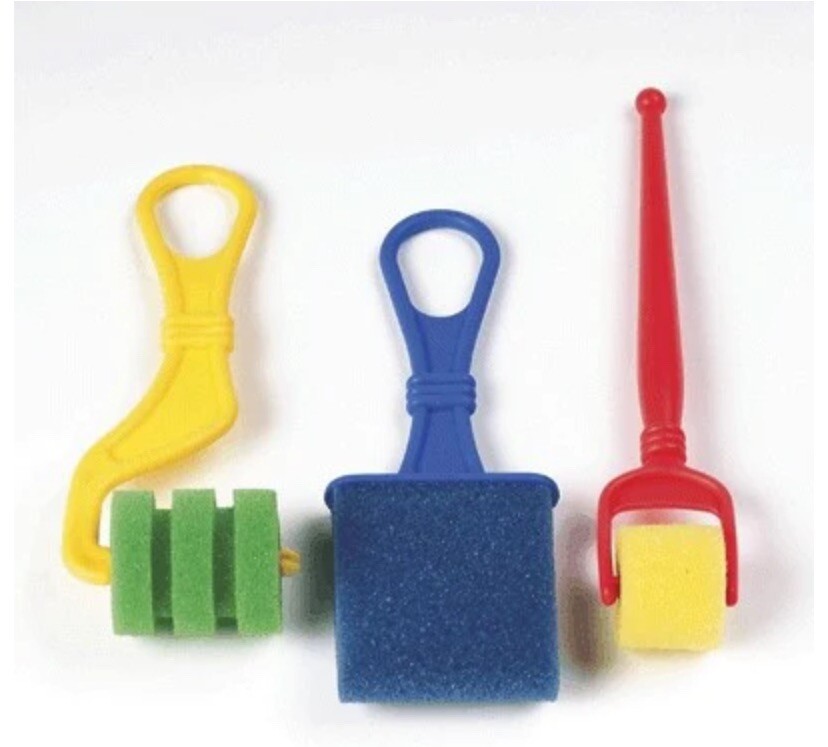 Creativity Street 3 Foam Brushes