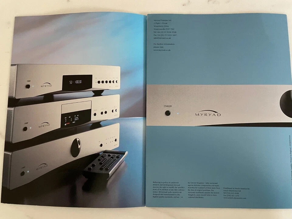 Myryad Cameo Stereo System. No remote control.