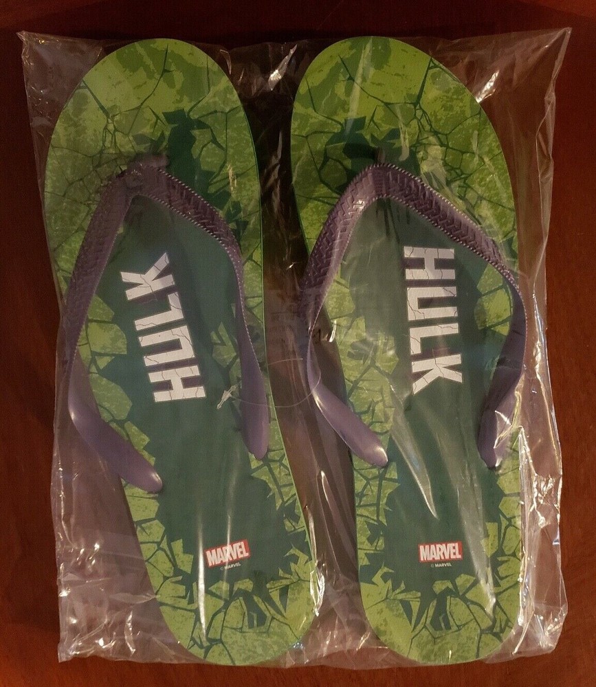 Hulk Marvel Gear + Goods Exclusive XL "Smashed Ground" Flip Flops