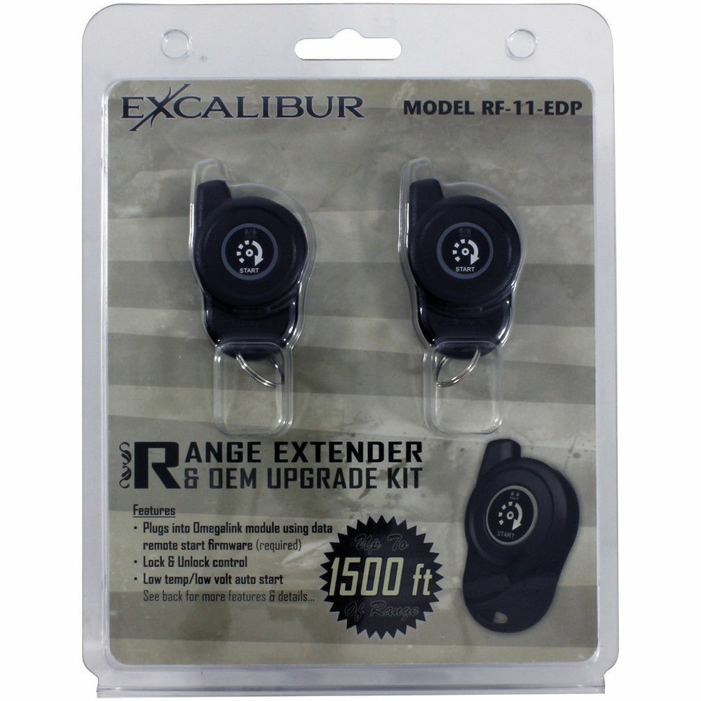 Excalibur RF11EDP Two 1-Button 1-Way Range Extender RF Kit RF-11-EDP