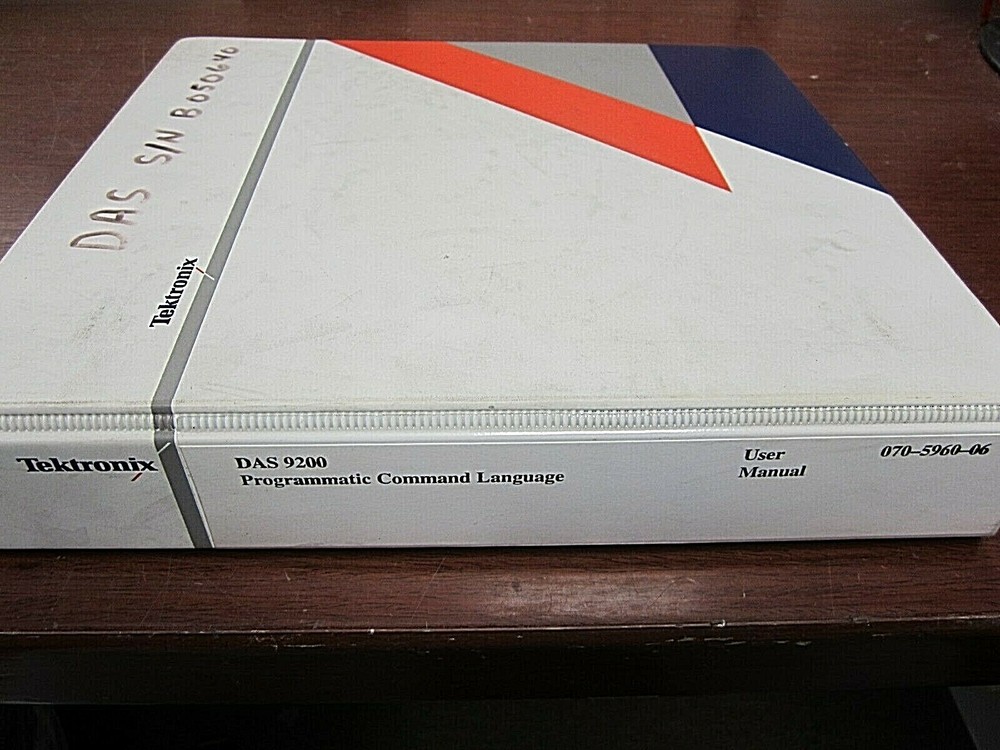 Tektronix DAS 9200 Programmatic Command Language User Manual 070-5960-06