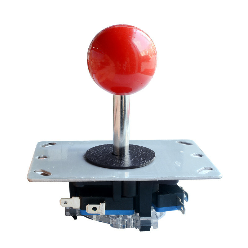 Handle Joystick Arcade Game Controller with Red Ball Handle Short Shaft