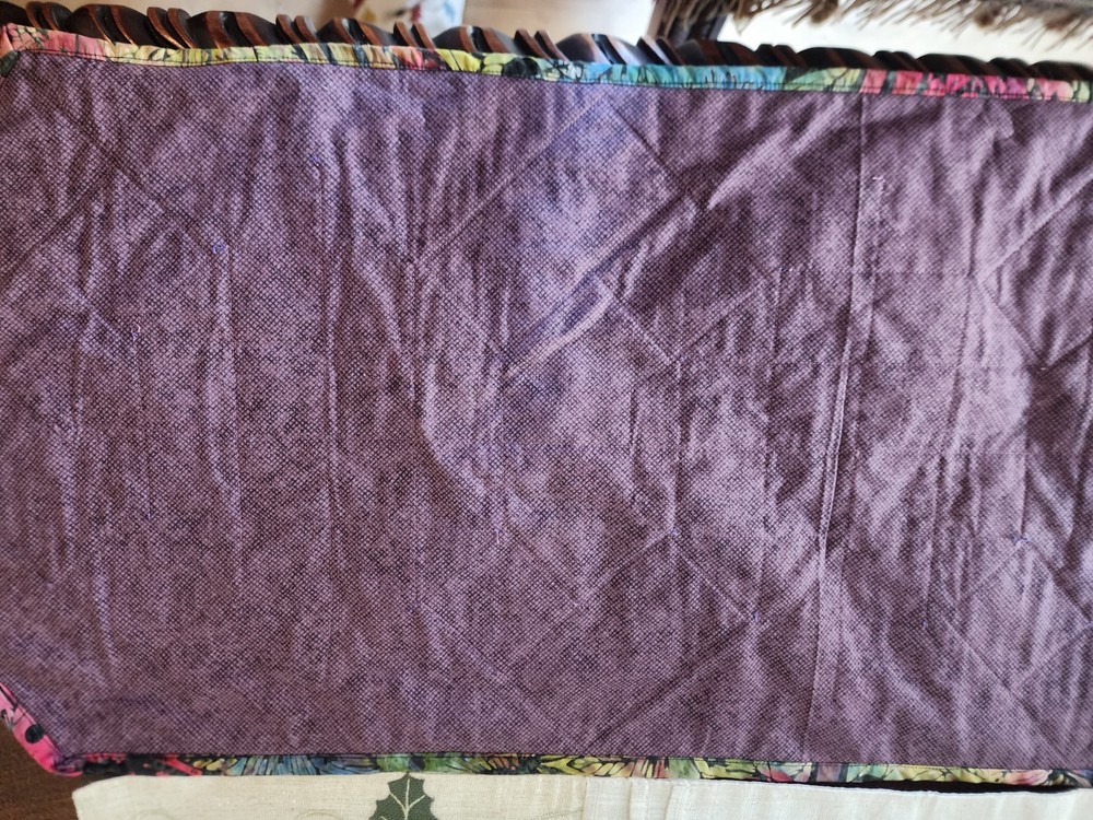 Custom Handmade Crown Royal Quilted Table or Bar Runner 42x14