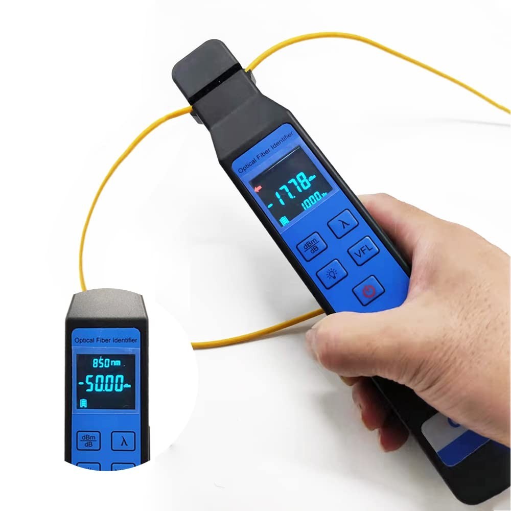 Compact 10KM VFL Optical Fiber Identifier with Optical Power Meter Functionality