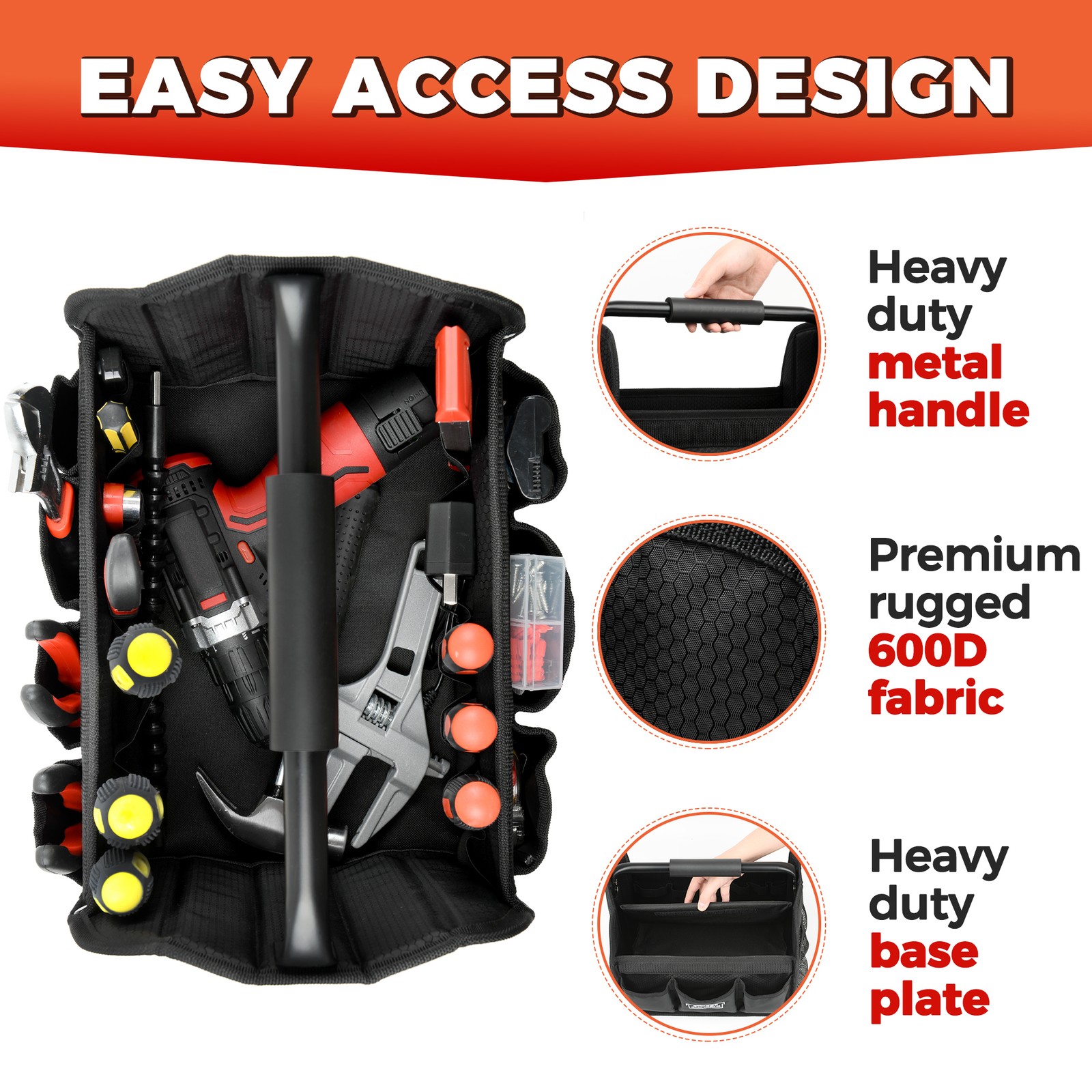 Detailing Caddy Organizer with Handle - Storage, Cars, & Cleaning Caddy