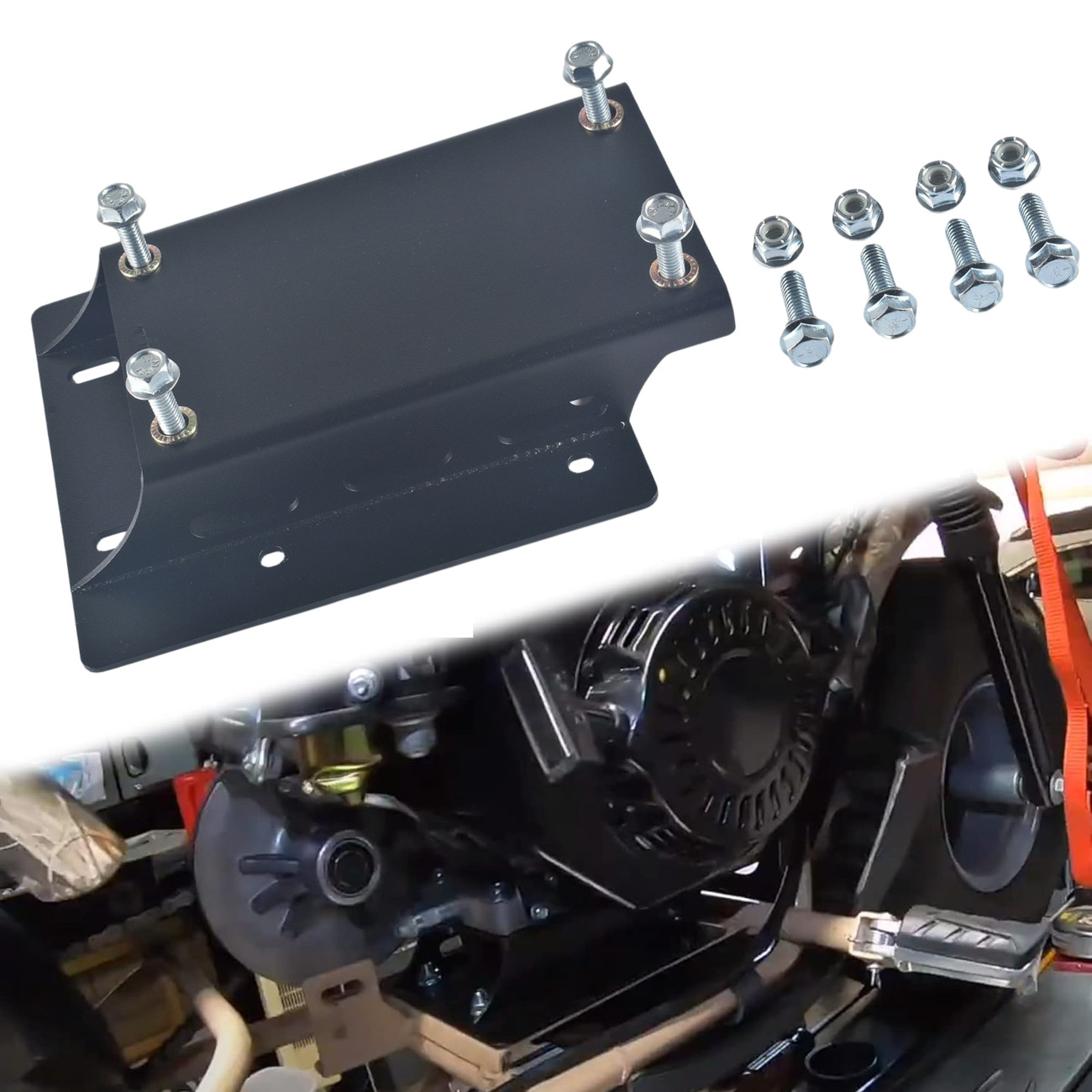 Torque Converter Motor Riser Plate Mount for Predator 196/ 212cc Engine Coleman