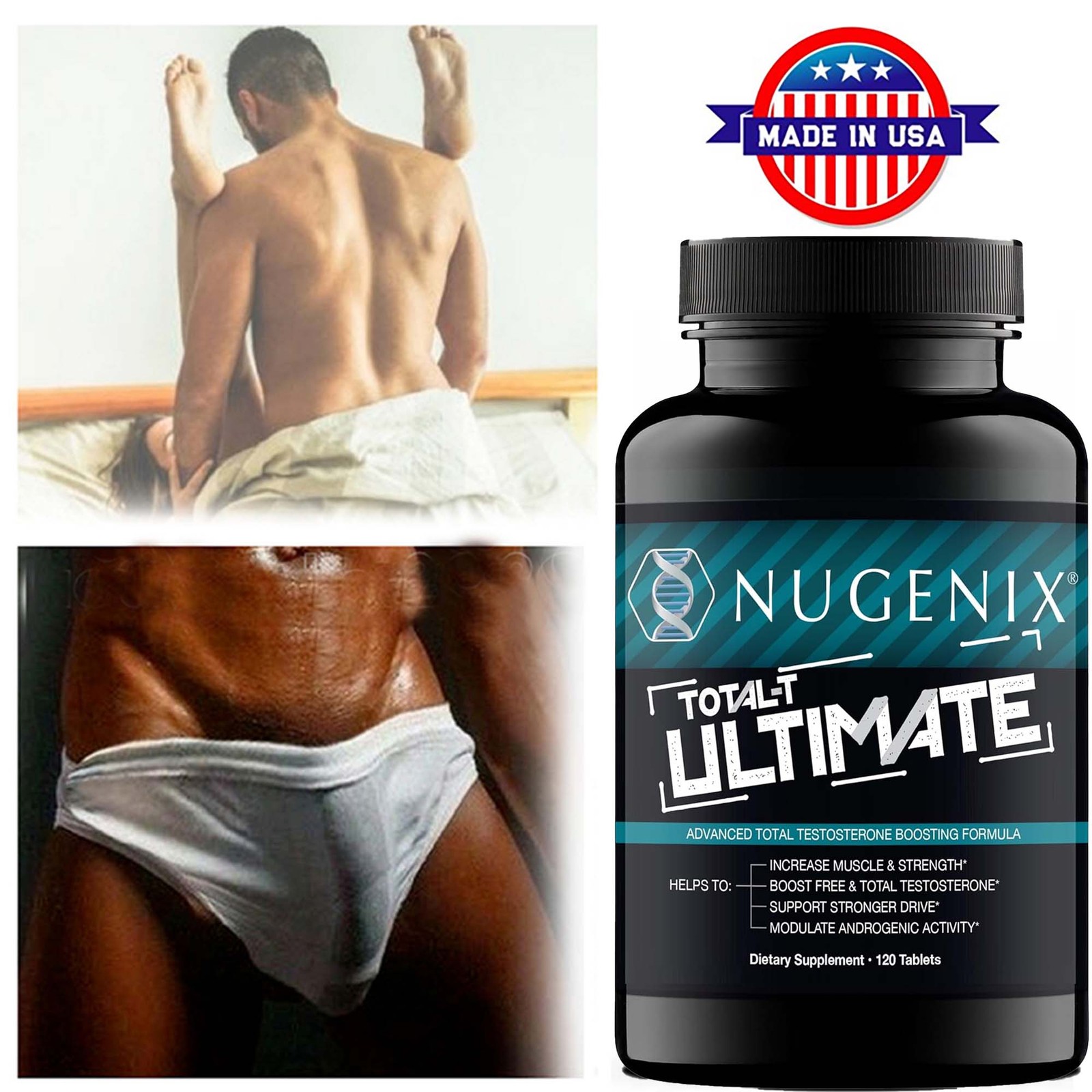 Nugenix Total-T Ultimate -Free and Total Testosterone Booster Supplement for Men