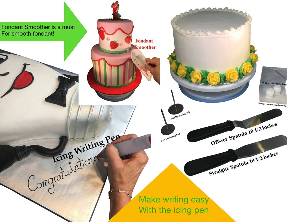 Cake Decorating Supplies- 85 pcs Professional Cupcake Decorating Set- Baking ...