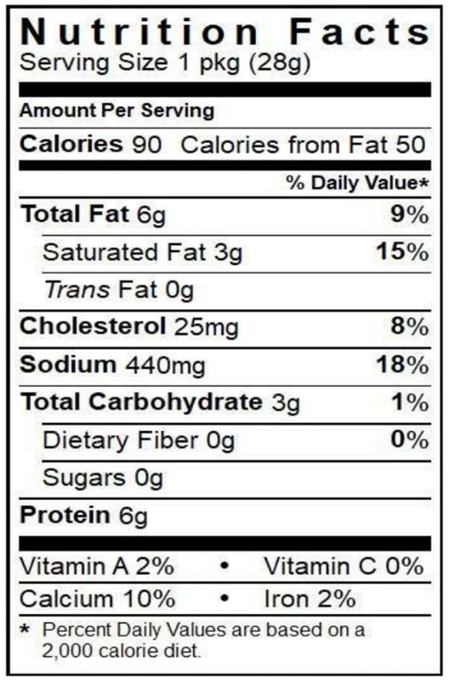 Twin Beef and Cheese Packs - 1oz Each (20 Count)