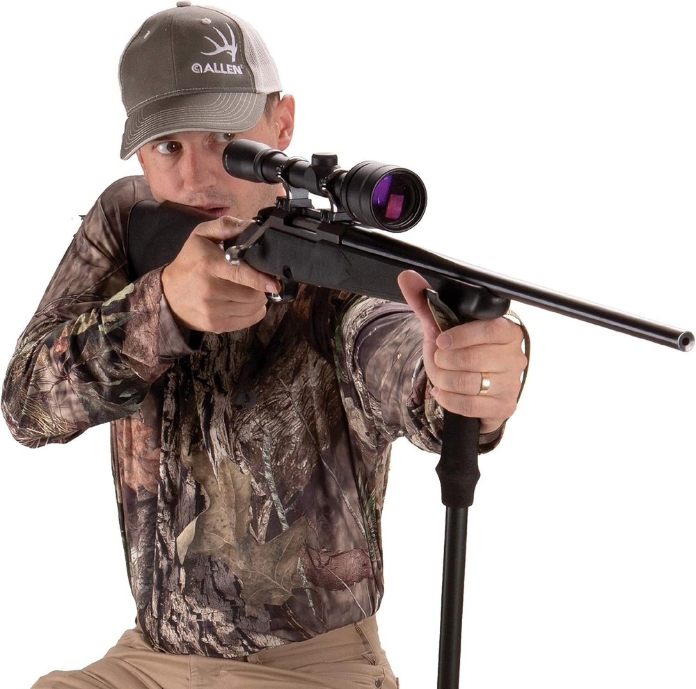 Hunting Monopod Shooting Stick Aluminium Adjustable Height Support Rest