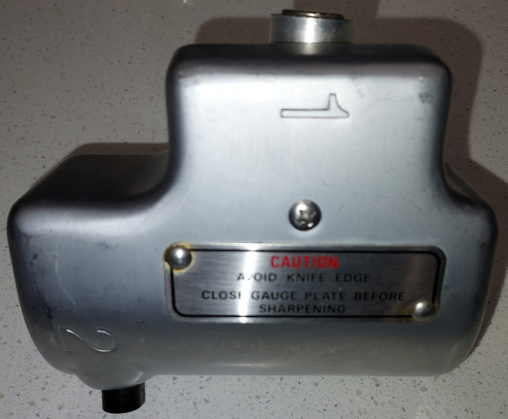 Bizerba Meat Slicer Single-Stone Knife Sharpener Assembly – Push Button OEM
