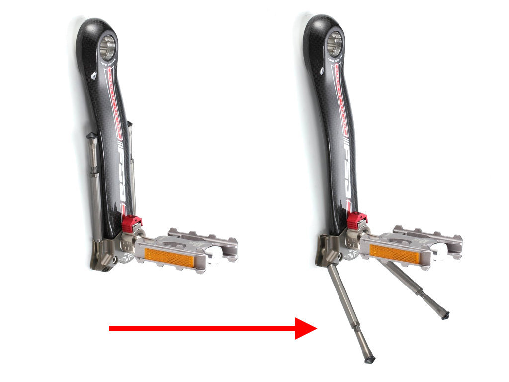 Gearoop Bike Flashstand Repair Stand CoolStand 75g Adjustable 33-39mm Black