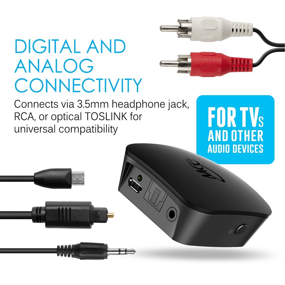 MEE audio Connect Universal Bluetooth Wireless Audio Transmitter w/ aptX LL