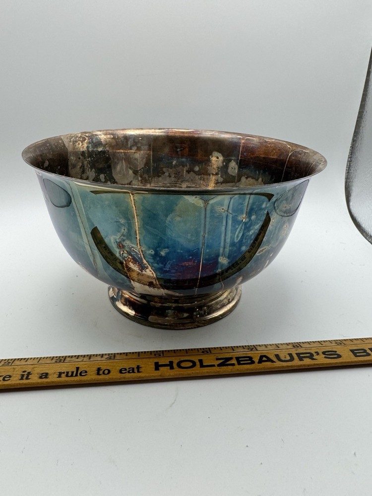 Gorham Silver Plated Paul Revere Style Footed Bowl