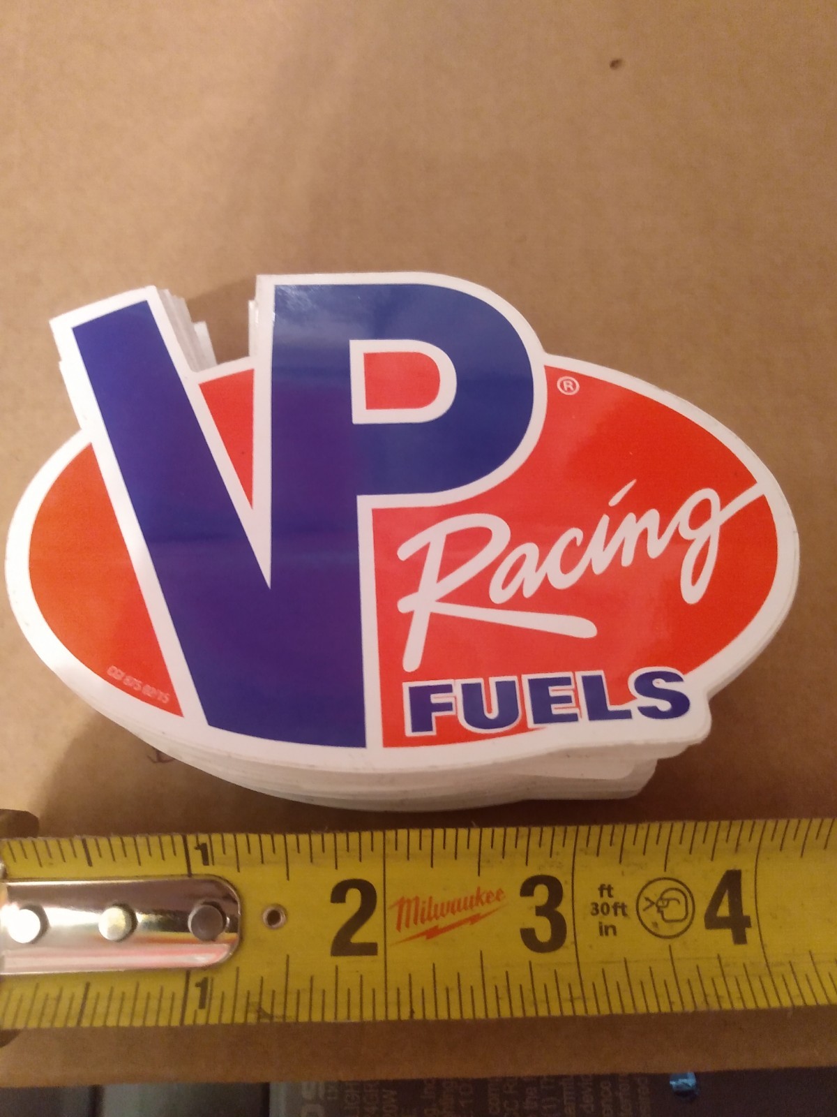 1 VP Racing Fuels Original  Racing Decal 3 X 4 Sticker NASCAR NHRA Free Shipping