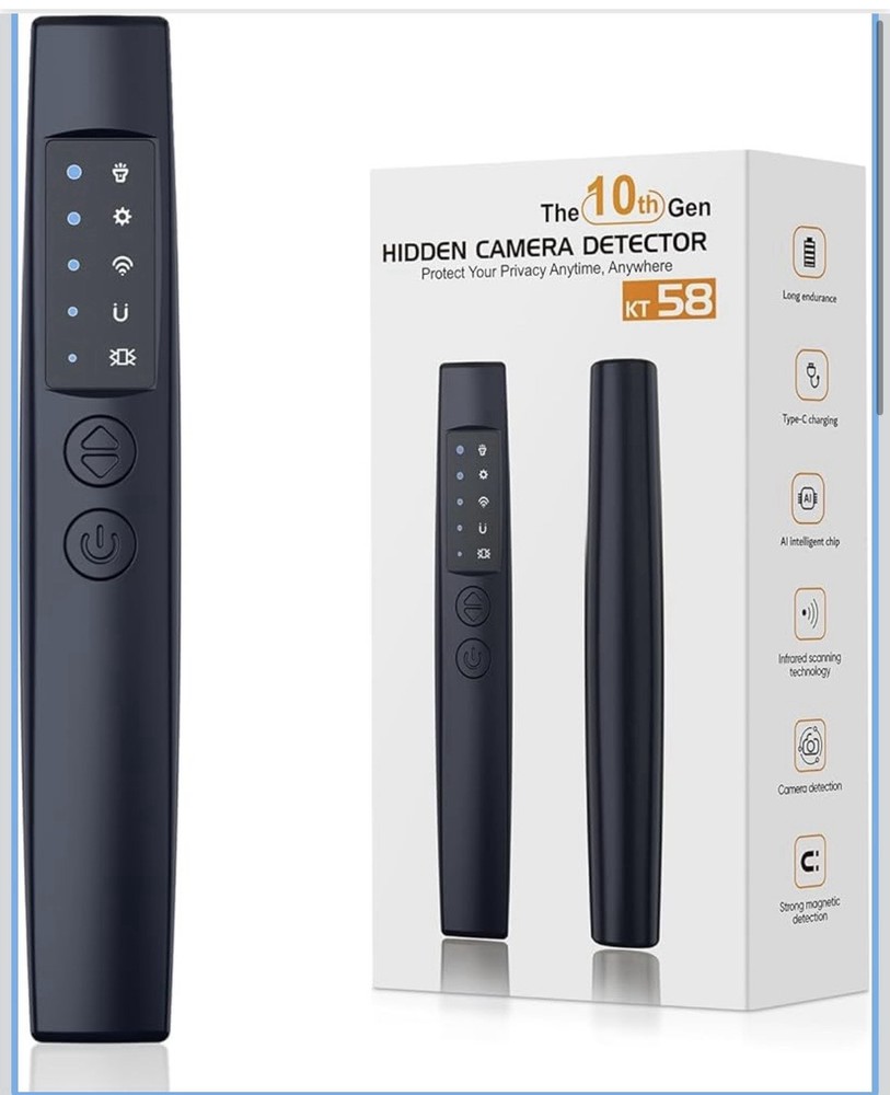 Hidden Camera Detector, GPS Tracker & Bug Detector & Upgraded Spy Camera Finder