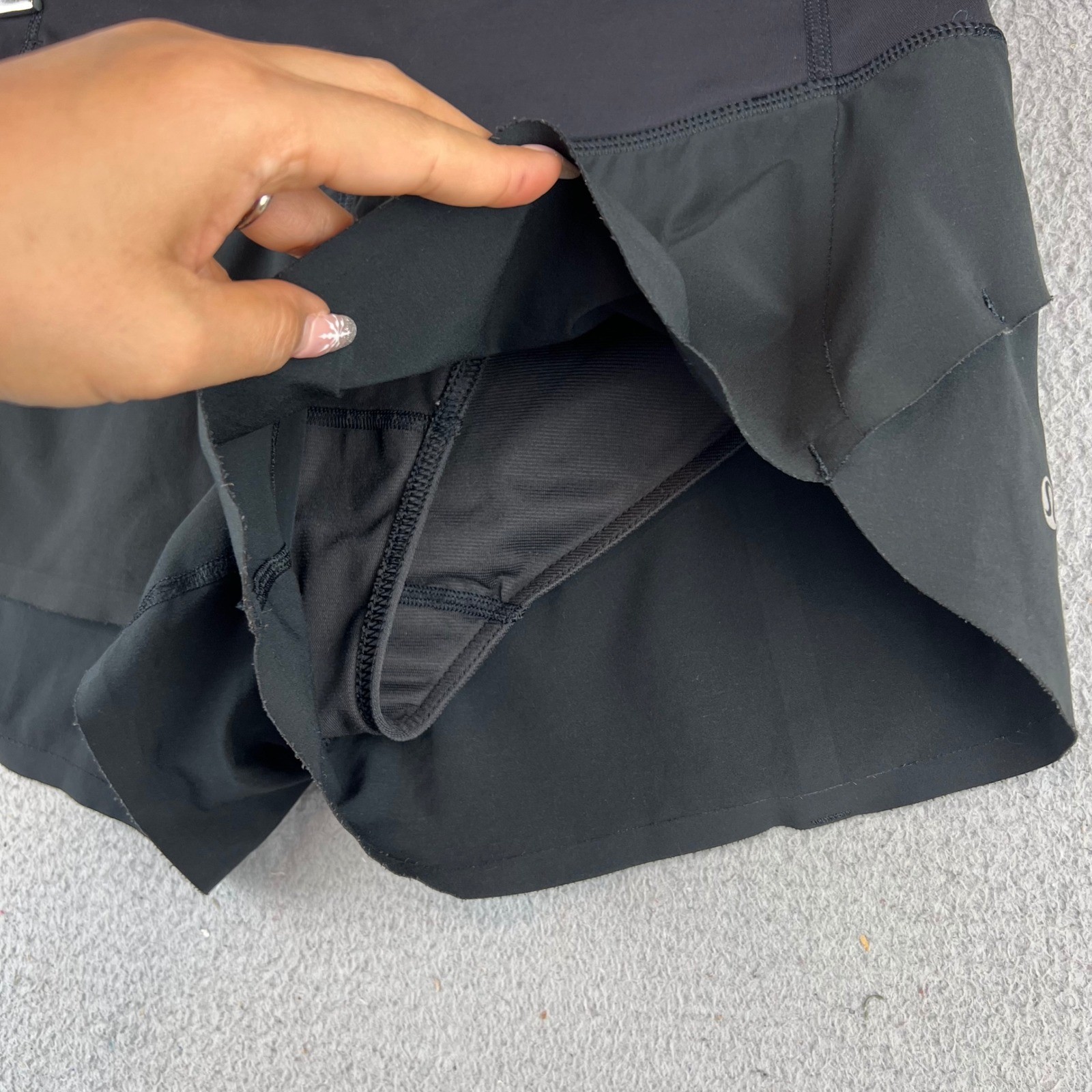 Lululemon Speed Up Black Running Shorts Women's Size 4