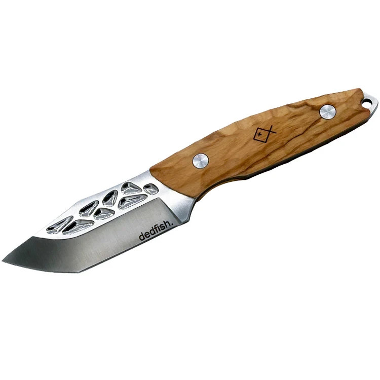 Dedfish McCrea Fixed Blade Knife w/ Leather Sheath