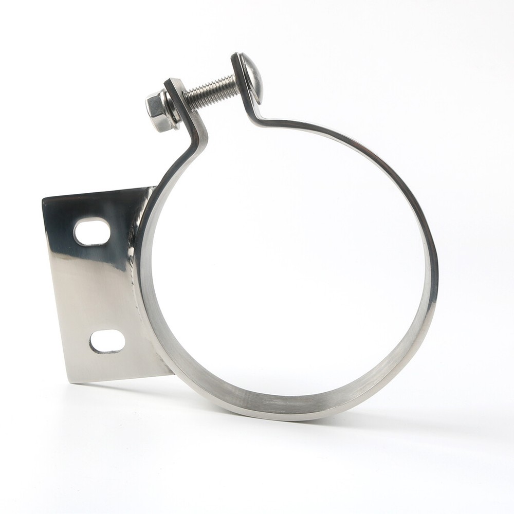 Mount Bracket Clamp Chrome For Peterbilt 379 359 1987-93 10294 Exhaust Stack 5"