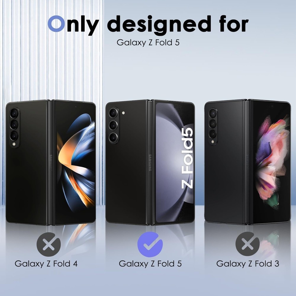 For Samsung Galaxy Z Fold 5 Screen Protector Anti-Scratch Bubble-Free 2 Sets