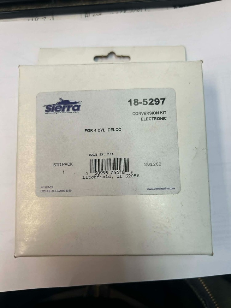 18-5297 Mercruiser Electronic Ignition Conversion delco 4cylinder