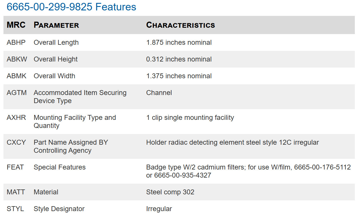 Vintage Radiation Film Badge Dosimeter Holder Military Issue Boxed [B6B3]