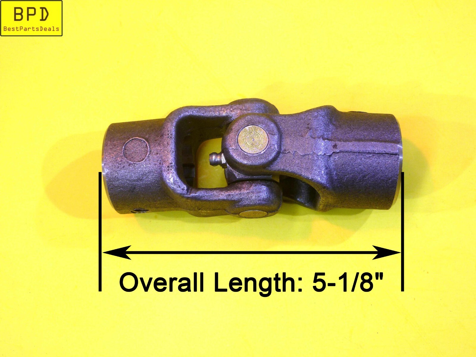 Universal Steering / PTO / Mower Joint Greasable 1" To 1" ID Keyed 5-1/8" Length
