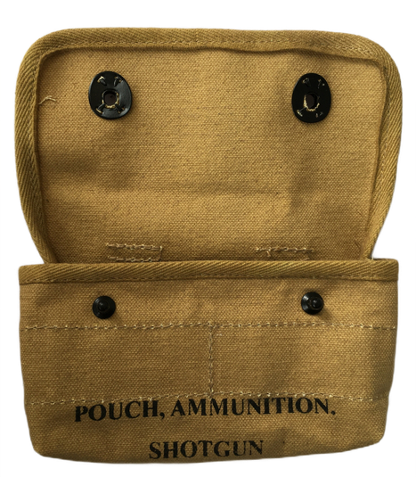 Army WWII Canvas Shotgun Shell Ammunition Pouch