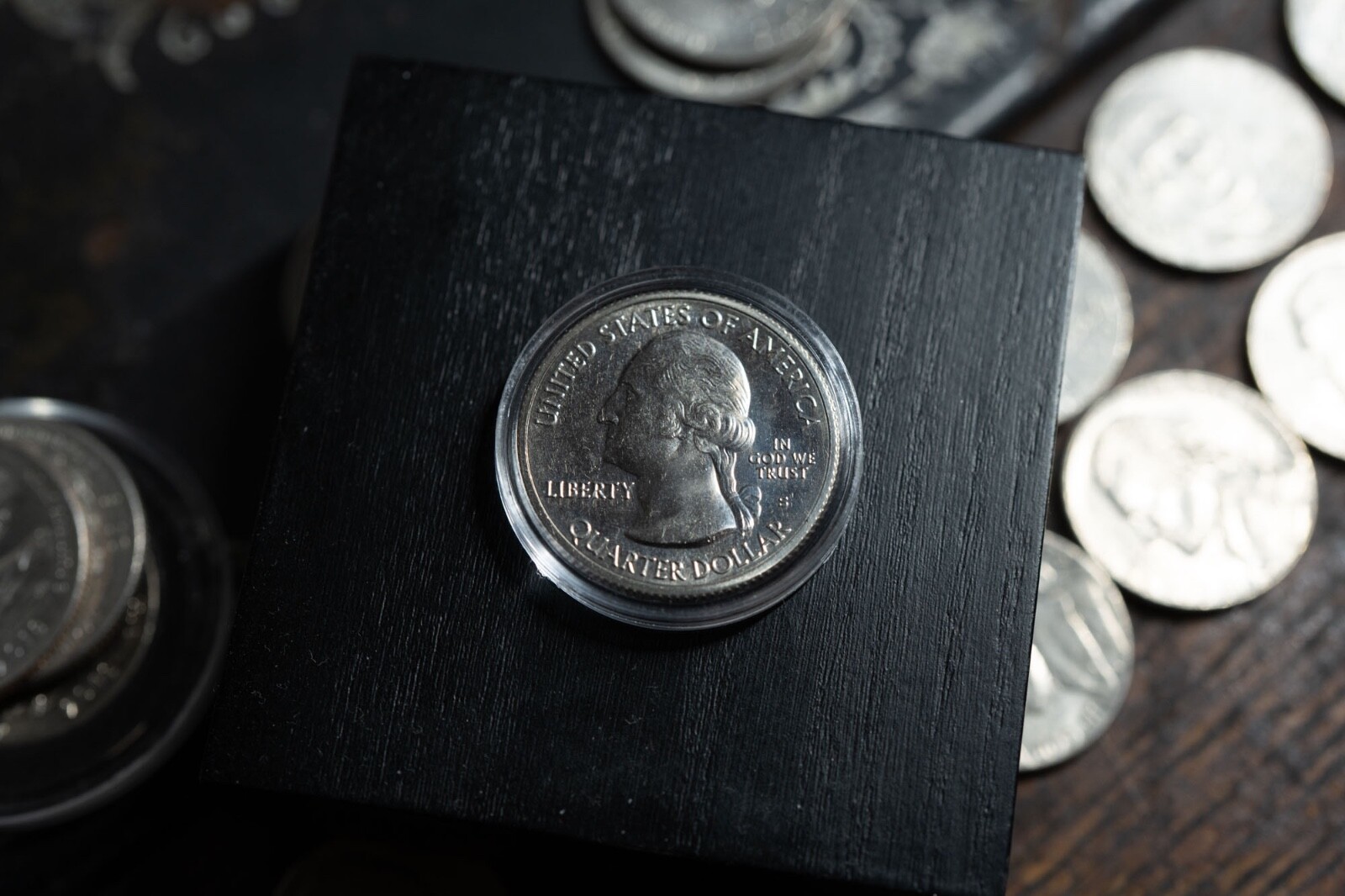 Air-Tight Coin Capsule 24mm, (Pack of 10) Perfect Fit for U.S. Quarters