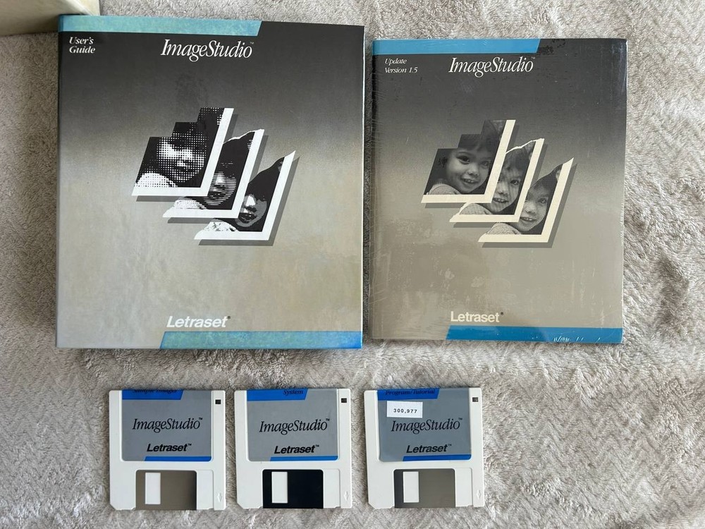 ImageStudio Letraset. Vintage software for Apple Macintosh