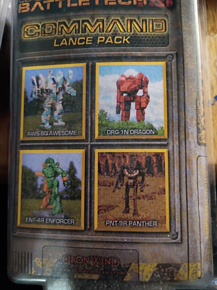 Battletech Metal Command Lance Pack