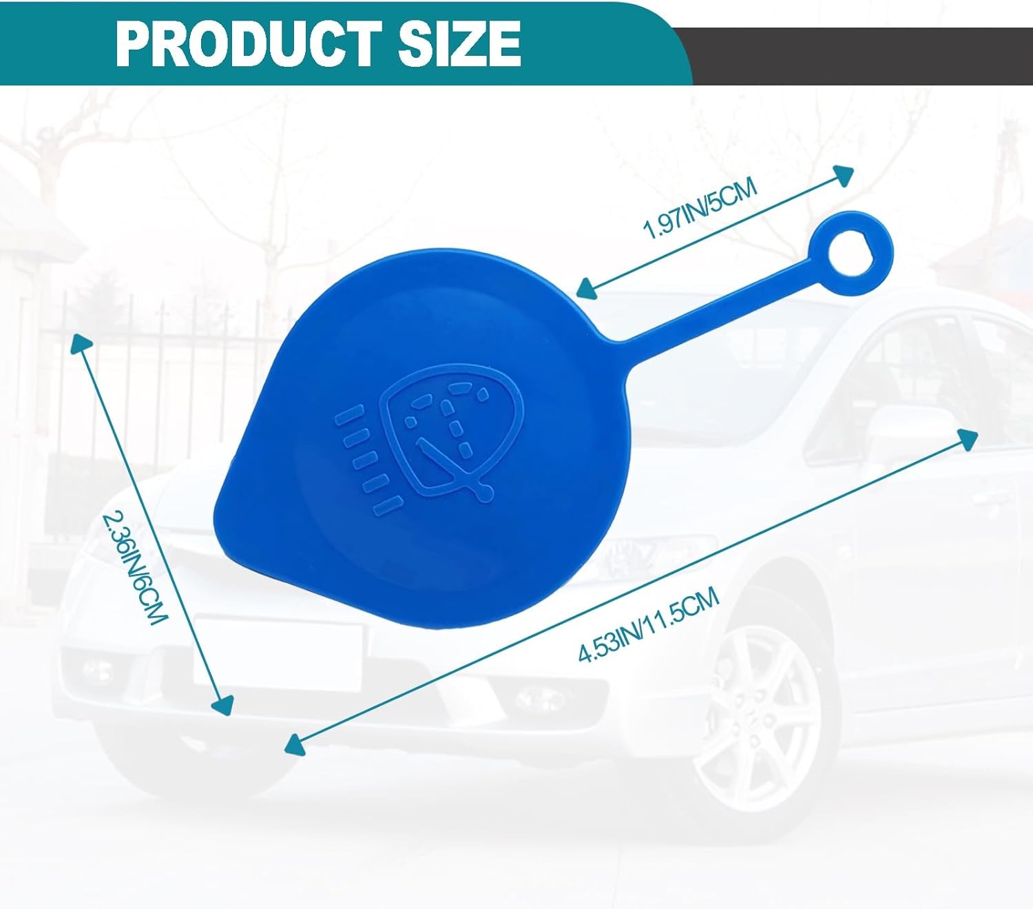 Washer Fluid Reservoir Cap Small Ring Lid Cover Compatible with Accord Civic CRV