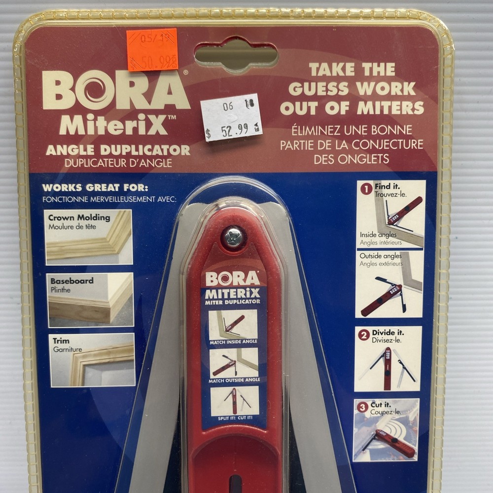 Bora BOR530401 Angle Duplicator Layout Tool Angle Finder Template Tool NOS