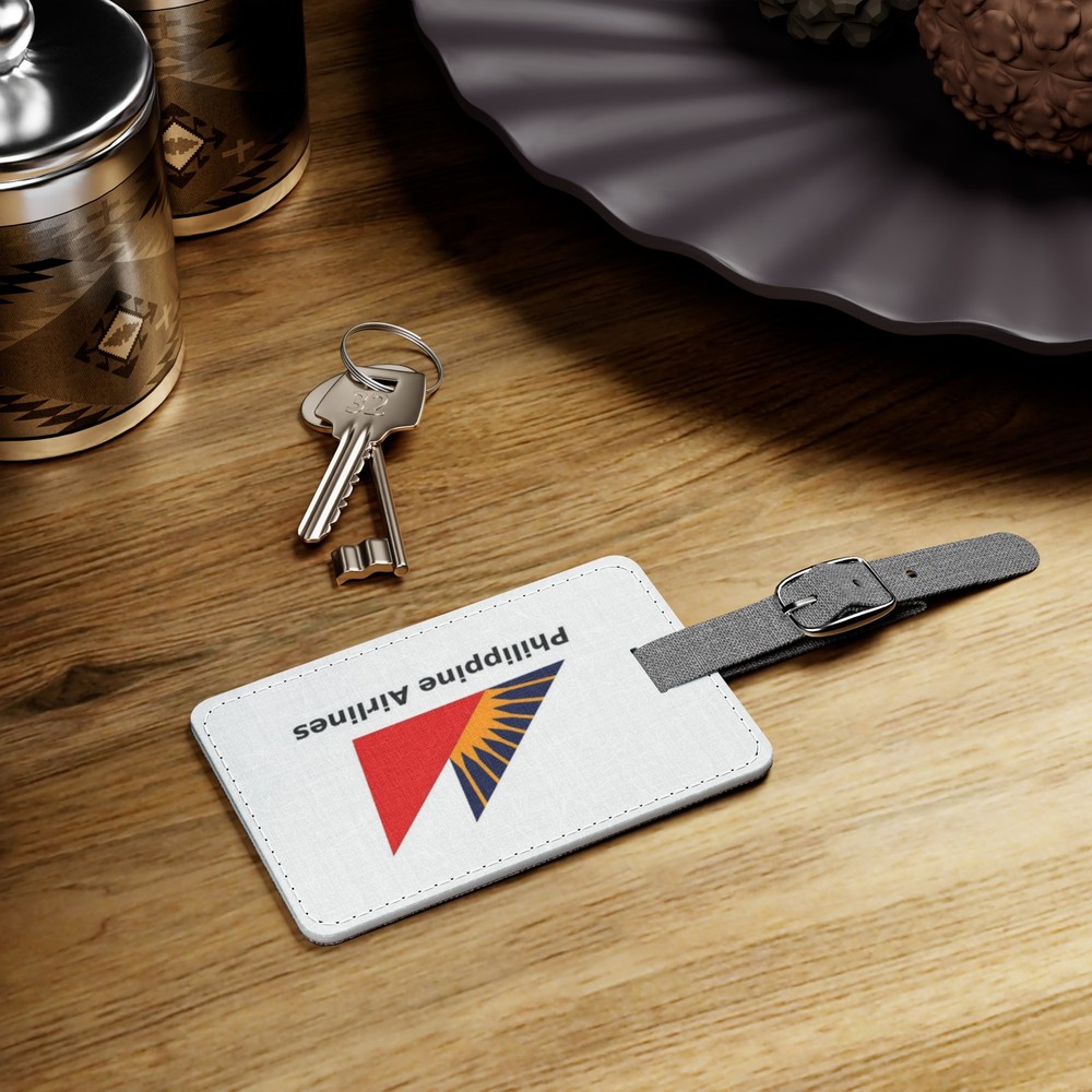 Philippines Airlines Luggage Tag | Saffiano Polyester Rectangle
