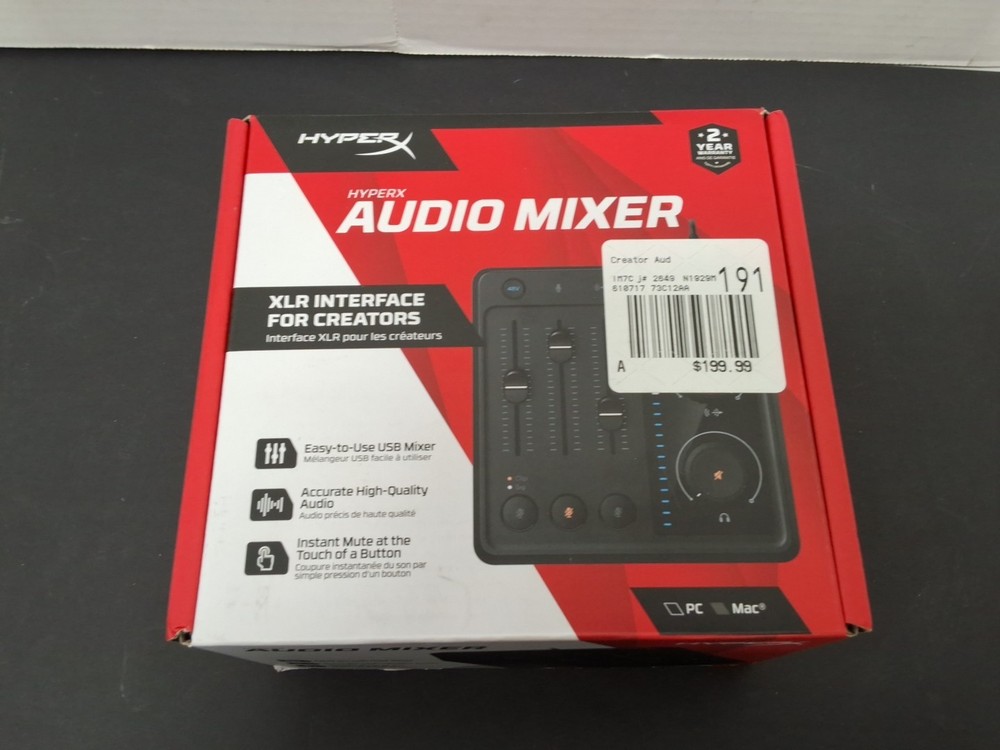 HyperX Audio Mixer Open Box